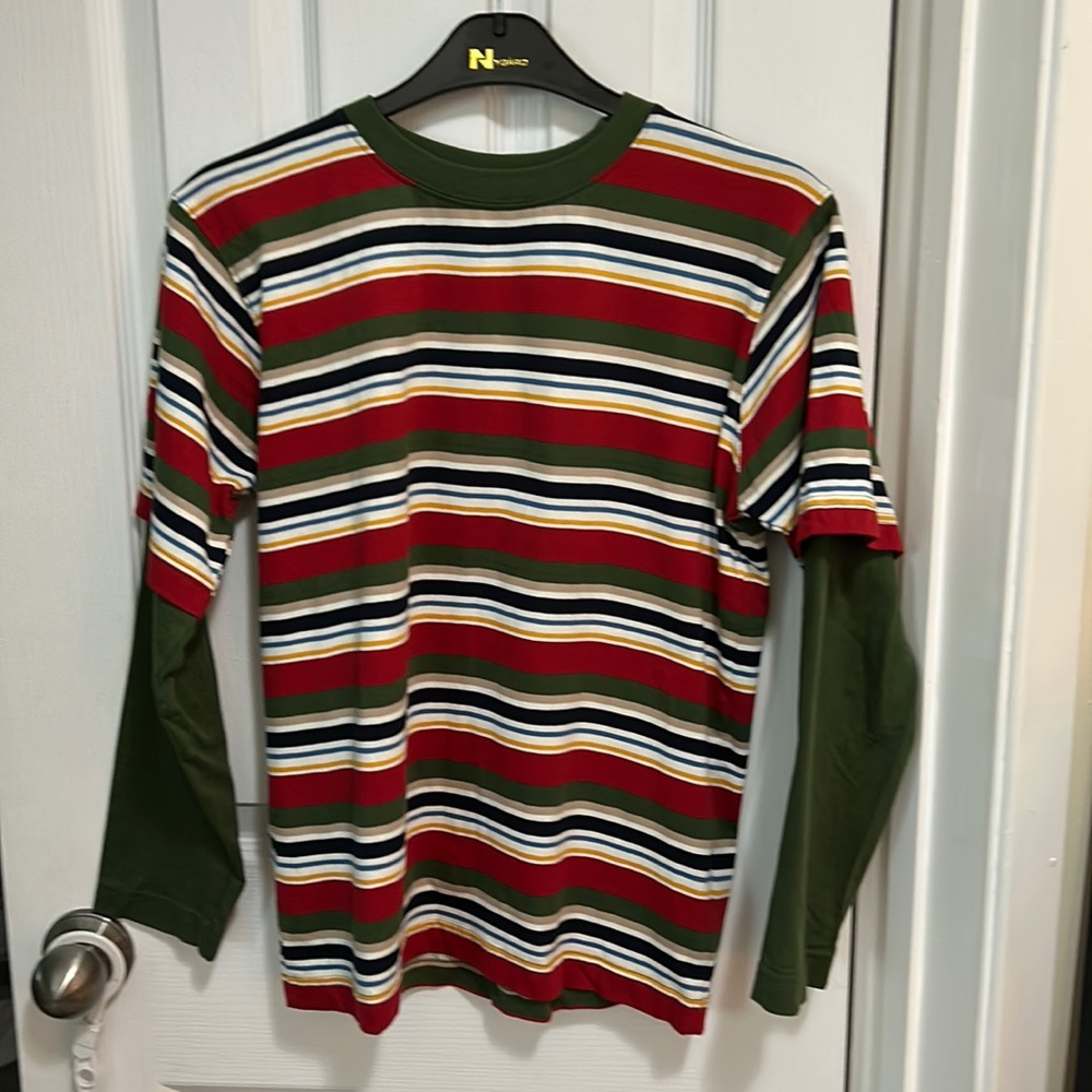 Woodland Brand Boys Long Sleeve Shirt, SZ 10, 100% Cotton EUC